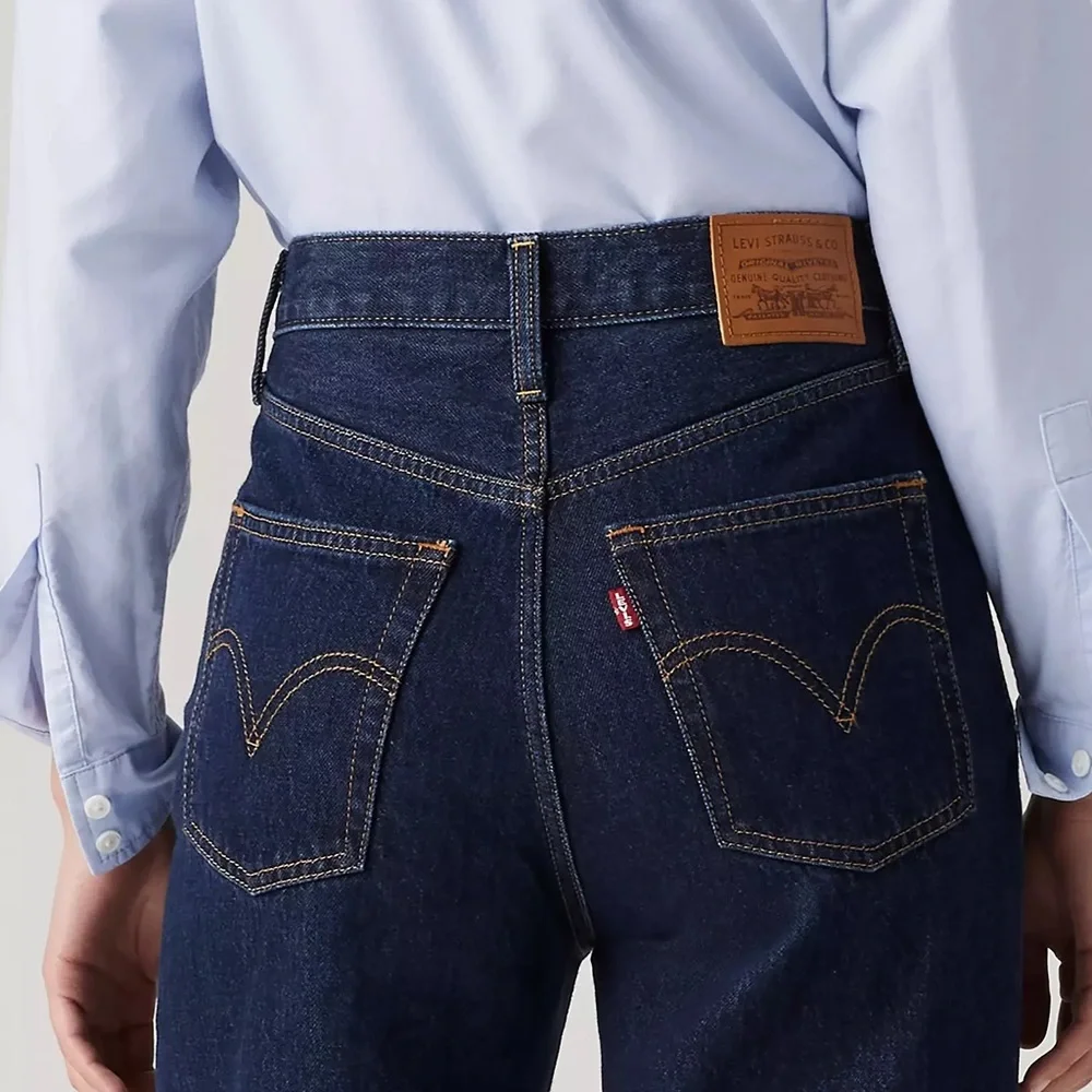 Levi's Women's Ribcage Wide Leg Jeans 27 - Picture 5 of 8